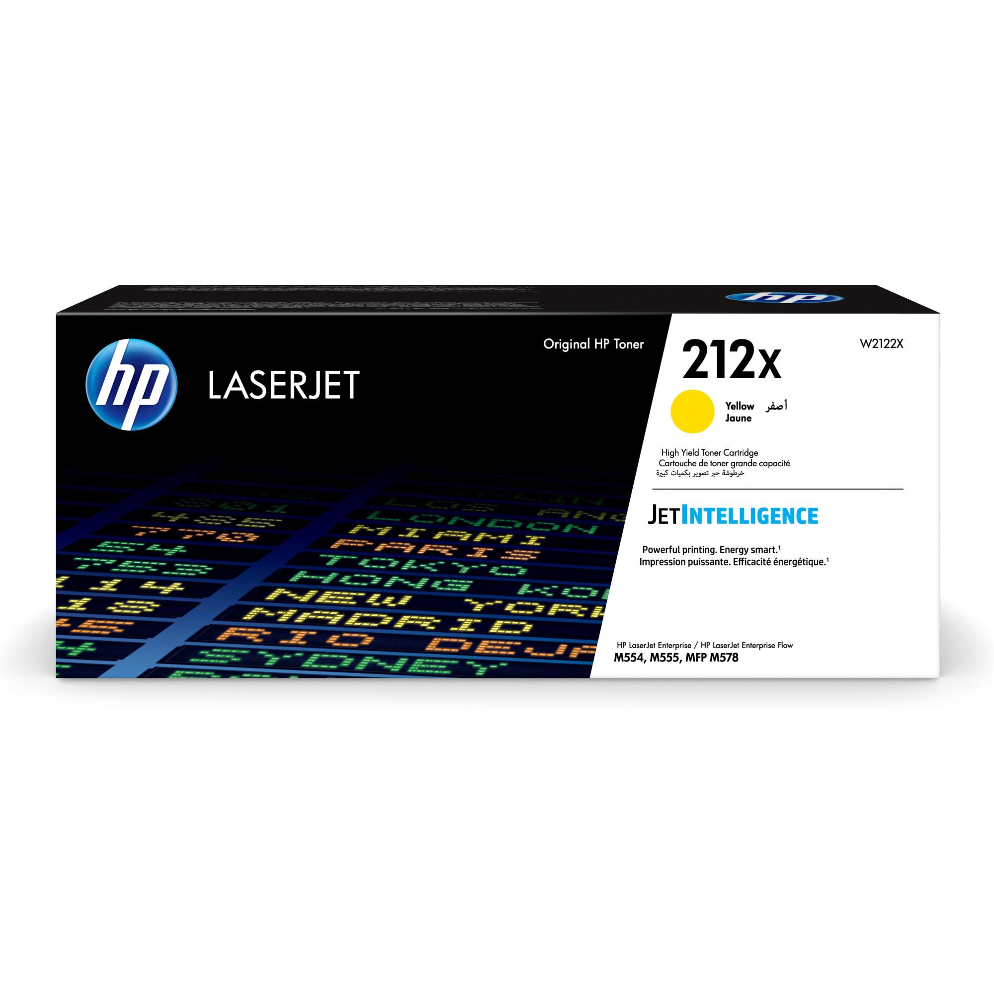 212X Gelb Original LaserJet Tonerkartusche mit hoher Reichweite