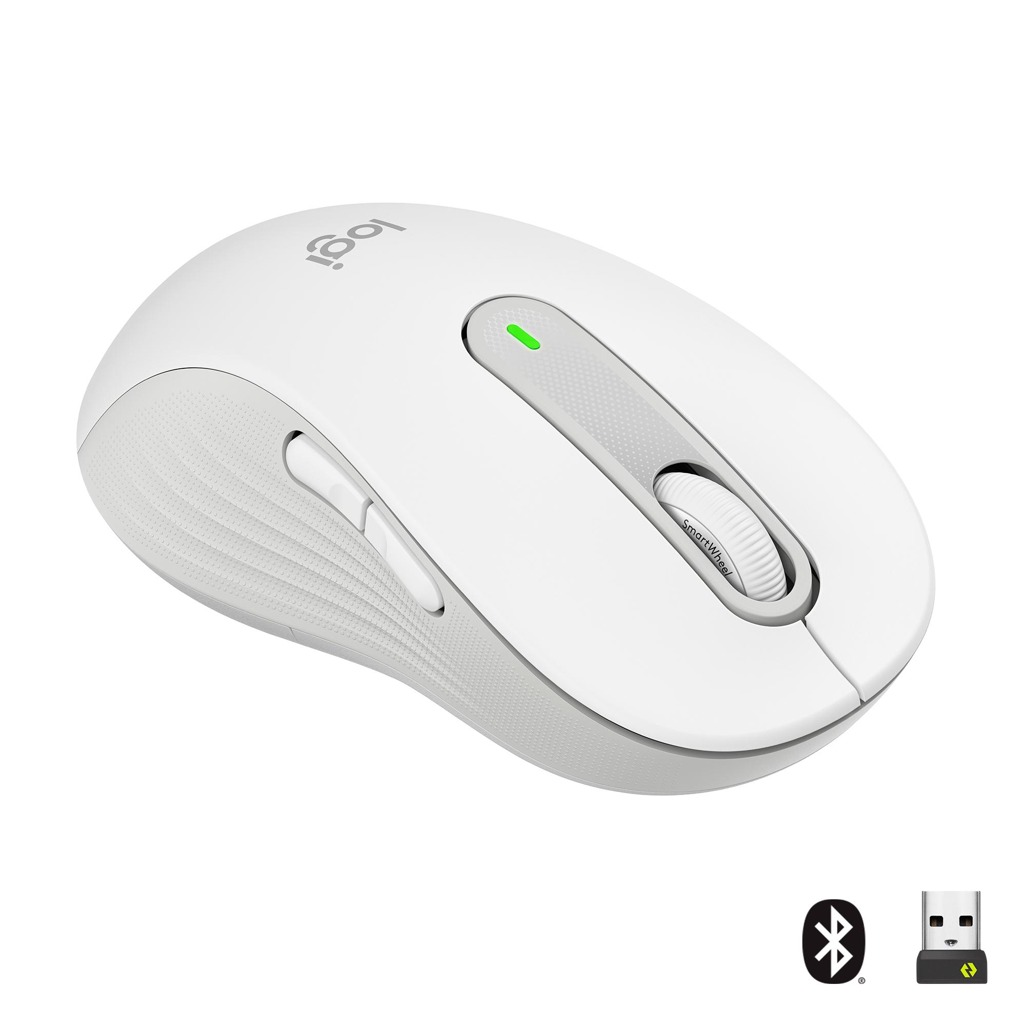 Signature M650 L Wireless weiß Left Maus