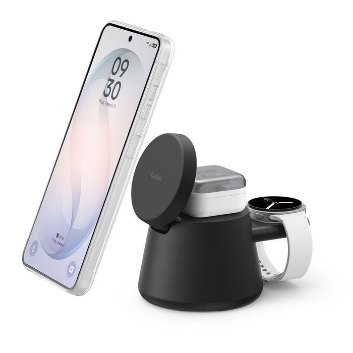 UltraCharge Modulare Ladestation mit Qi2 25 W Schwarz