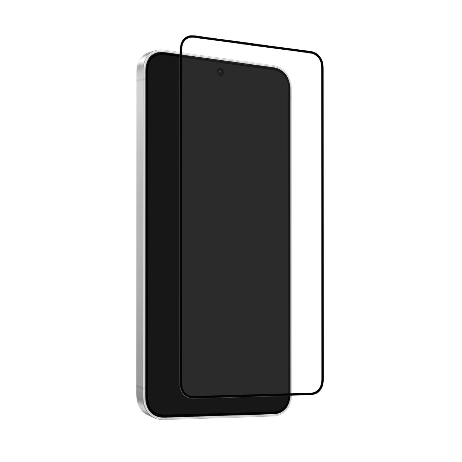 Rahmen voller Kleber gehärtetes Glas für Samsung S26, Schwarz Schutzglas