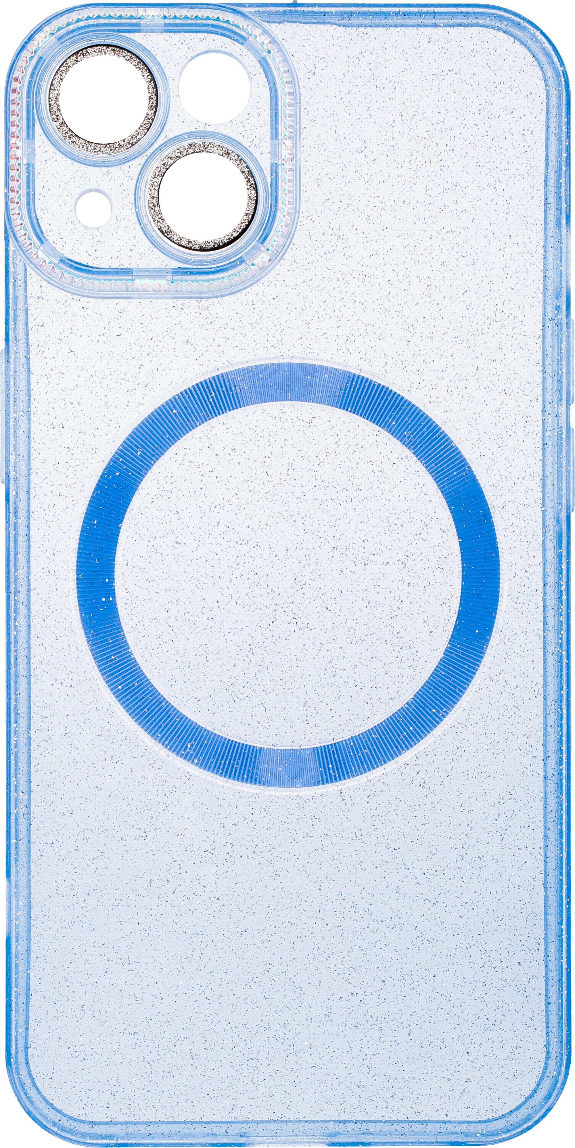 Magsafe Back Cover Glamour für Apple iPhone 14/ 13 Blue (20761) Handyhülle