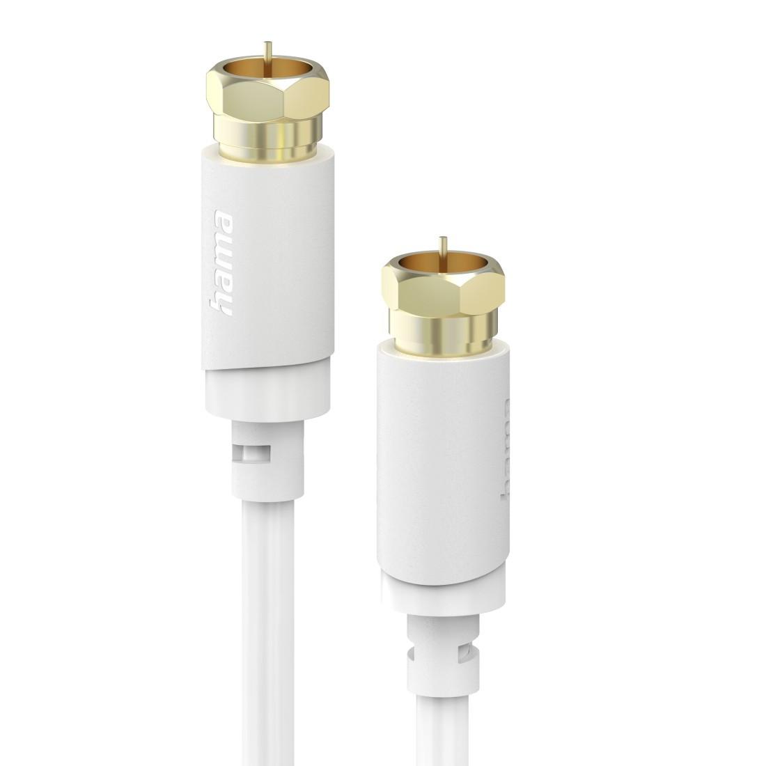 Koaxialkabel für Kabelrouter, Netzwerk, F-Stecker, 120 dB, 3,00 m (00202033)