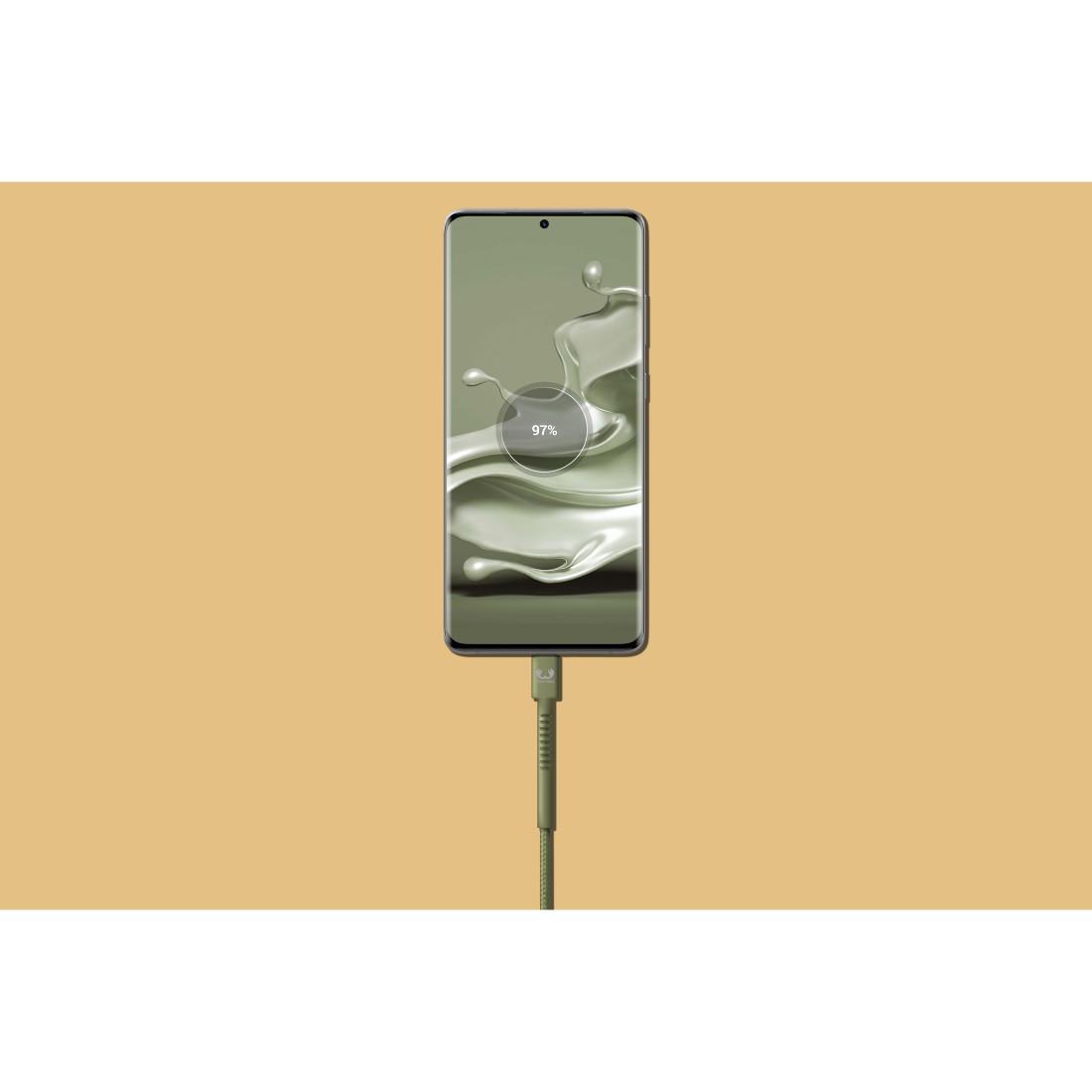 USB - USB-C Kabel "Fabriq", 2,0 m, Dried Green (00215000)