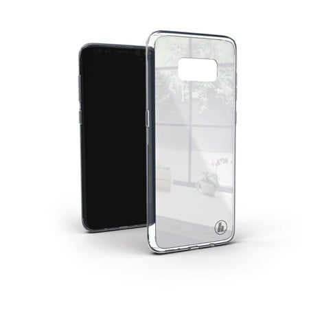 Cover "Glass" für Samsung Galaxy S8+, hellgrau