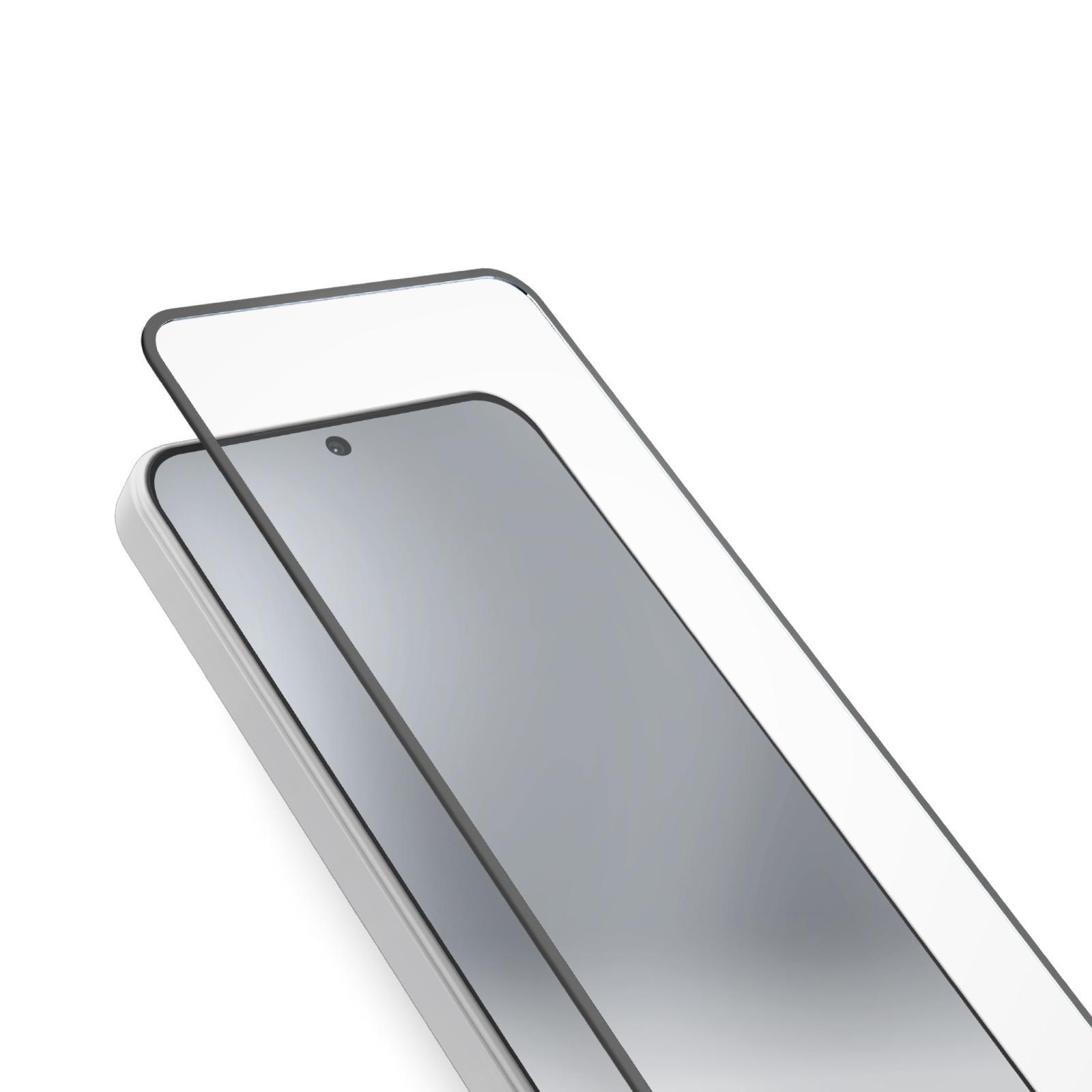 Glas Displayschutz Full Cover für Xiaomi Redmi Note 14 4G, Schwarz