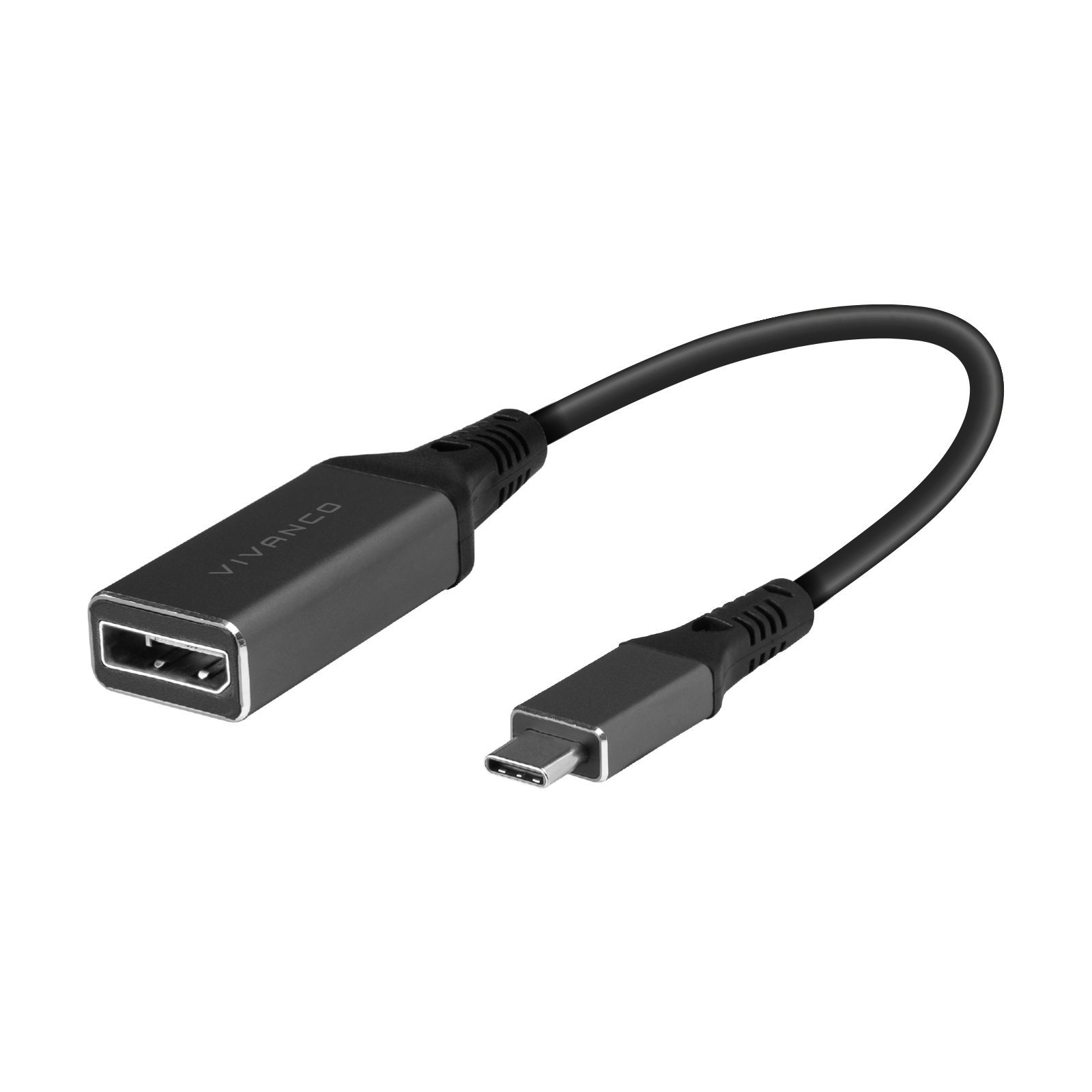 USB-C auf DisplayPort Adapter 0,1m, schwarz