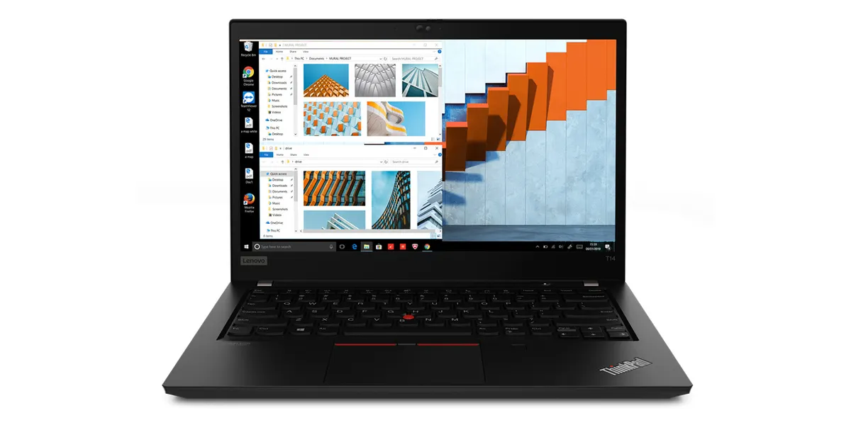 Lenovo ThinkPad T14, Schwarz, 14 Zoll, Full HD, Intel Core i5-10310U, 16GB, 256GB SSD, Refurbished