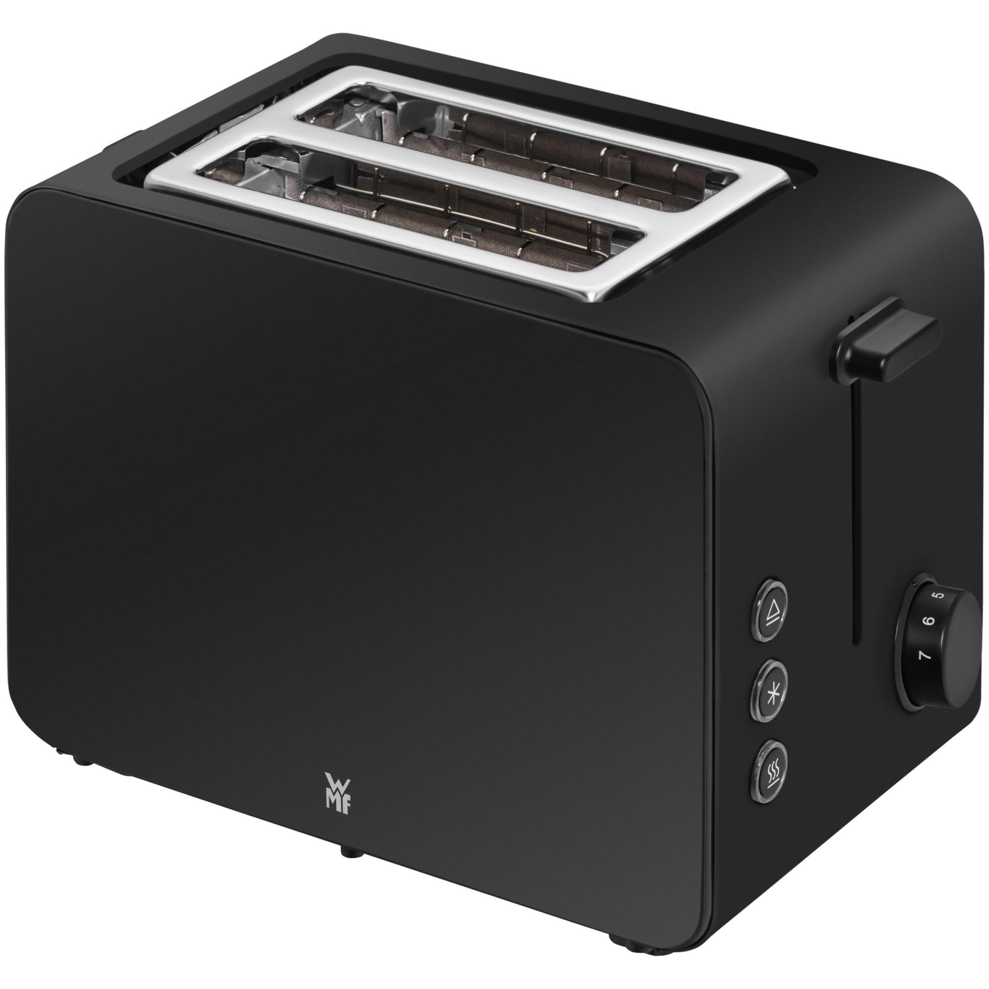 Stelio Deep Black Toaster