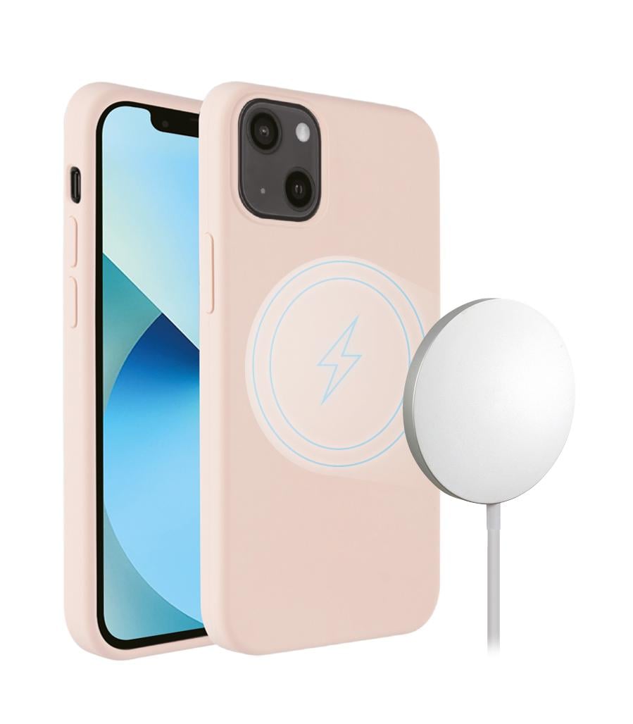 Mag Hype Cover, Magnetic Wireless Charging Support für iPhone 13 Mini pink (62940)