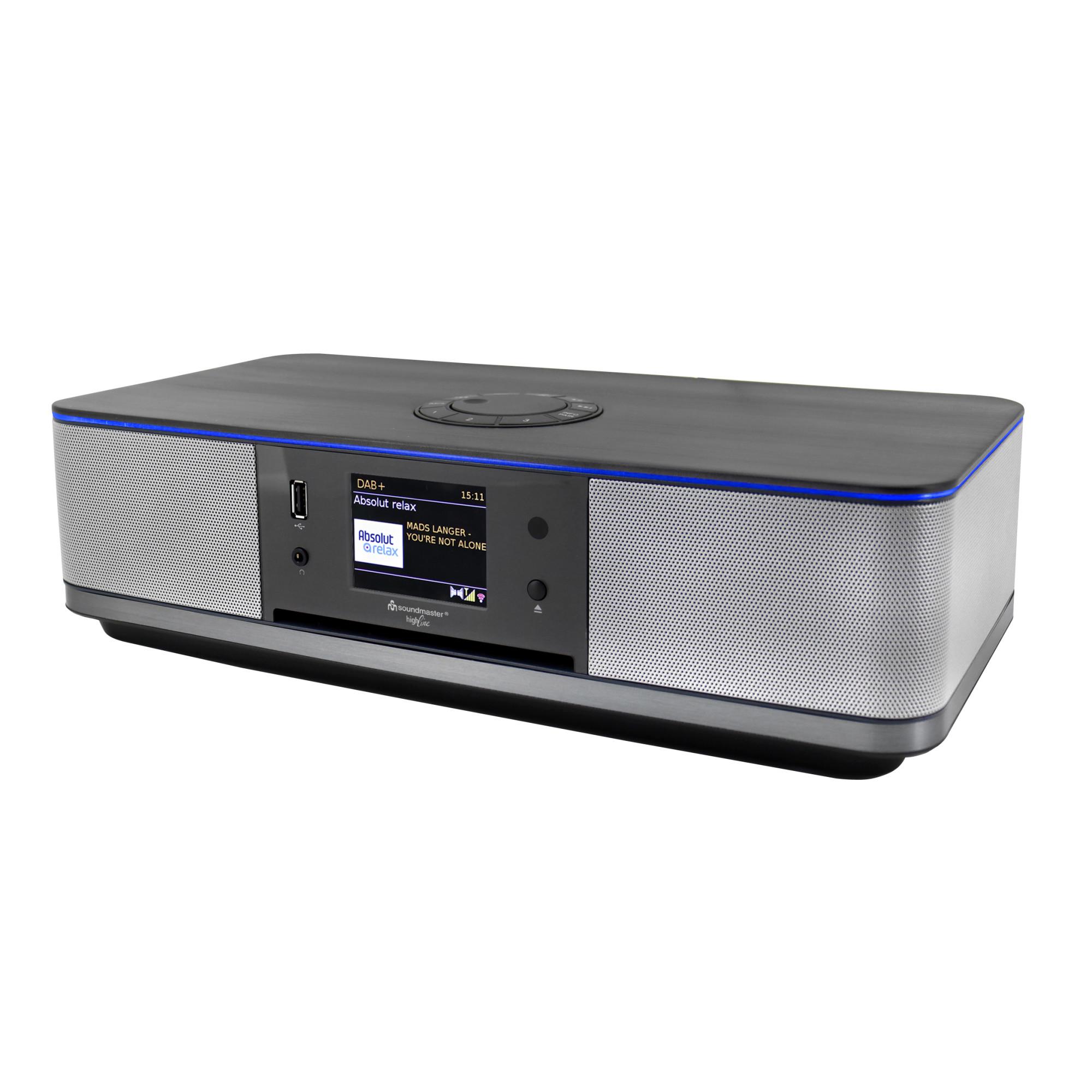 Stereo Musikcenter ICD2023 schwarz Kompaktanlage