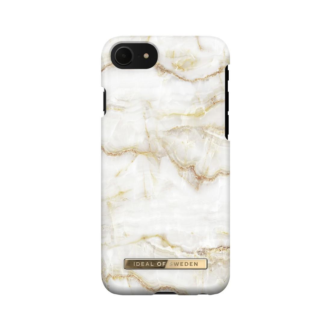 Cover "Fashion Case" für Apple iPhone 8/7/6/6S/SE, Golden Pearl Marble (00216628) Handyhülle