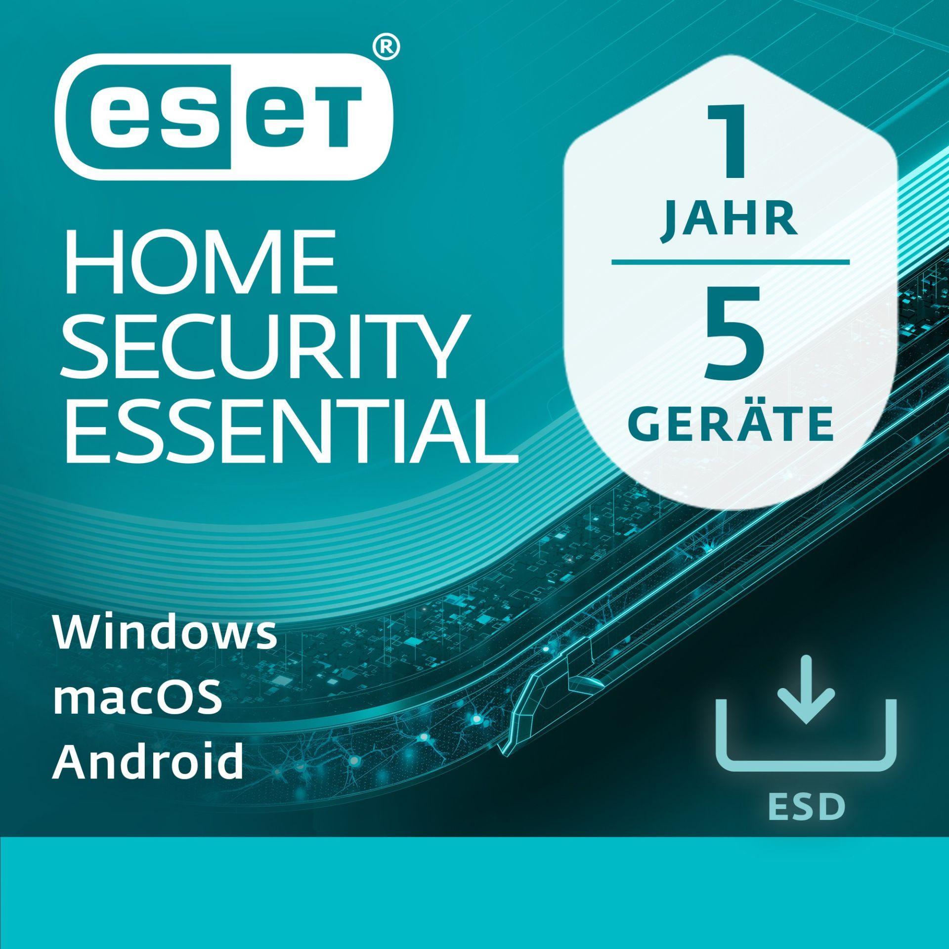 Home Security Essential, 5 Geräte, 1 Jahr