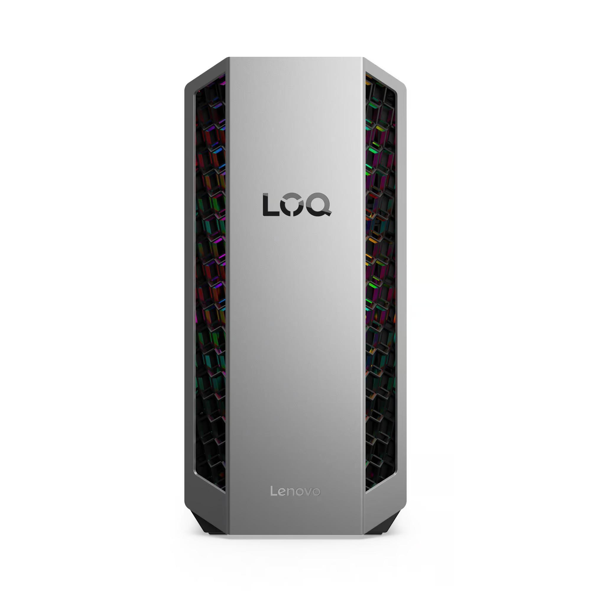 LOQ Tower 26ADR10, Schwarz/Grau, AMD Ryzen 78745HX, 32 GB, 1 TB M.2 SSD, NVIDIA GeForce RTX 5070 Gaming-PC
