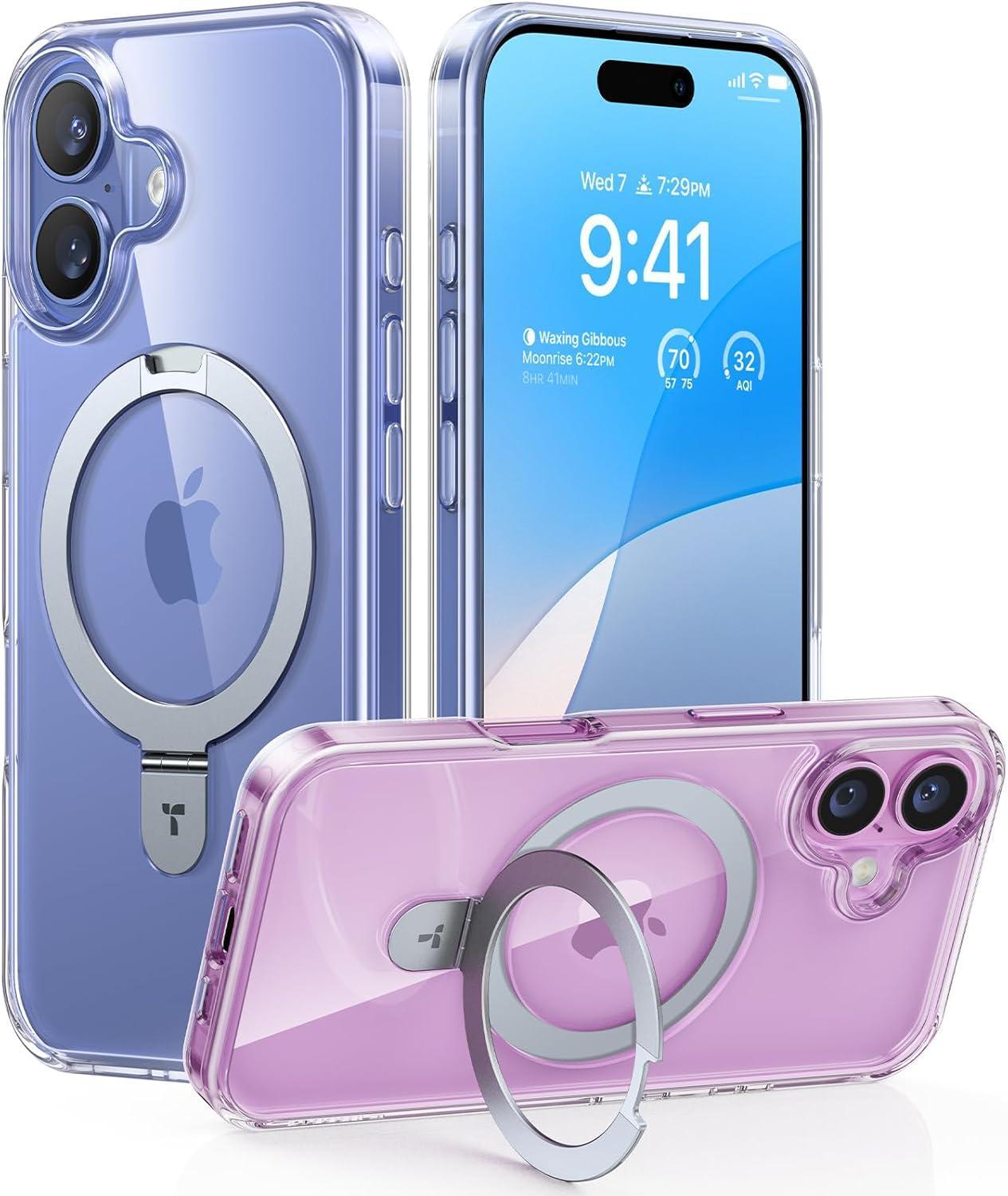 Ostand Series für iPhone 16 Clear Handyhülle