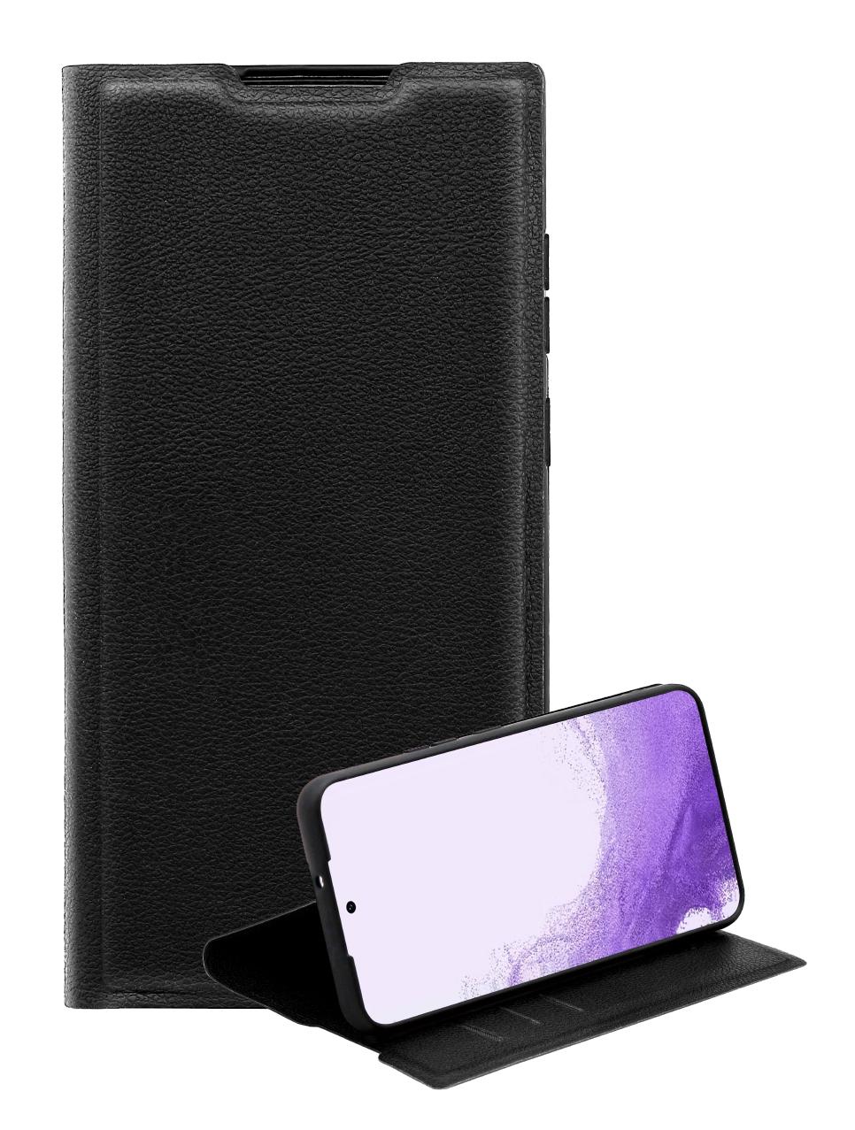 Premium Wallet, Book Cover für Galaxy S23 Schwarz (63526) Handyhülle