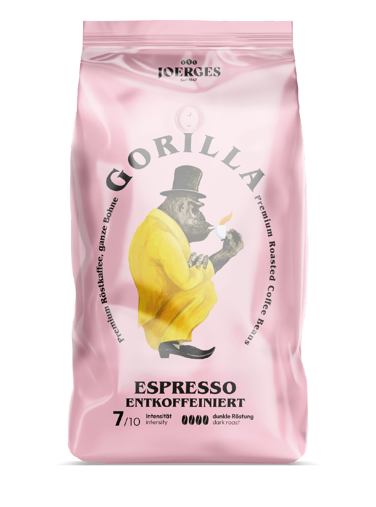 Gorilla Espresse Entkoffeiniert 1000g Kaffee