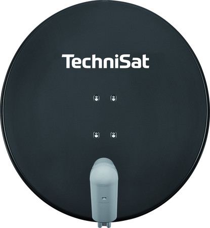 SATMAN 850 Plus schiefergrau Satellitenschüssel 85 cm mit Quattro LNB