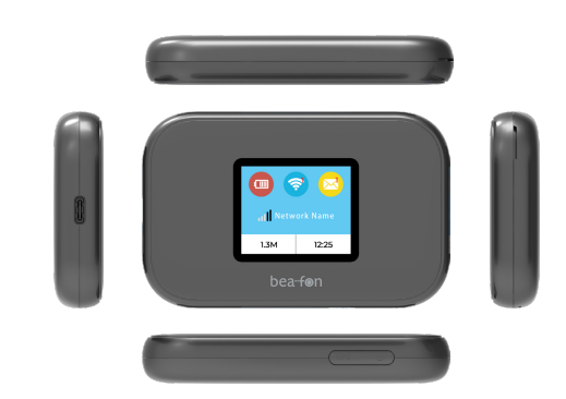 MR3, 4G, Schwarz Mobiler Router