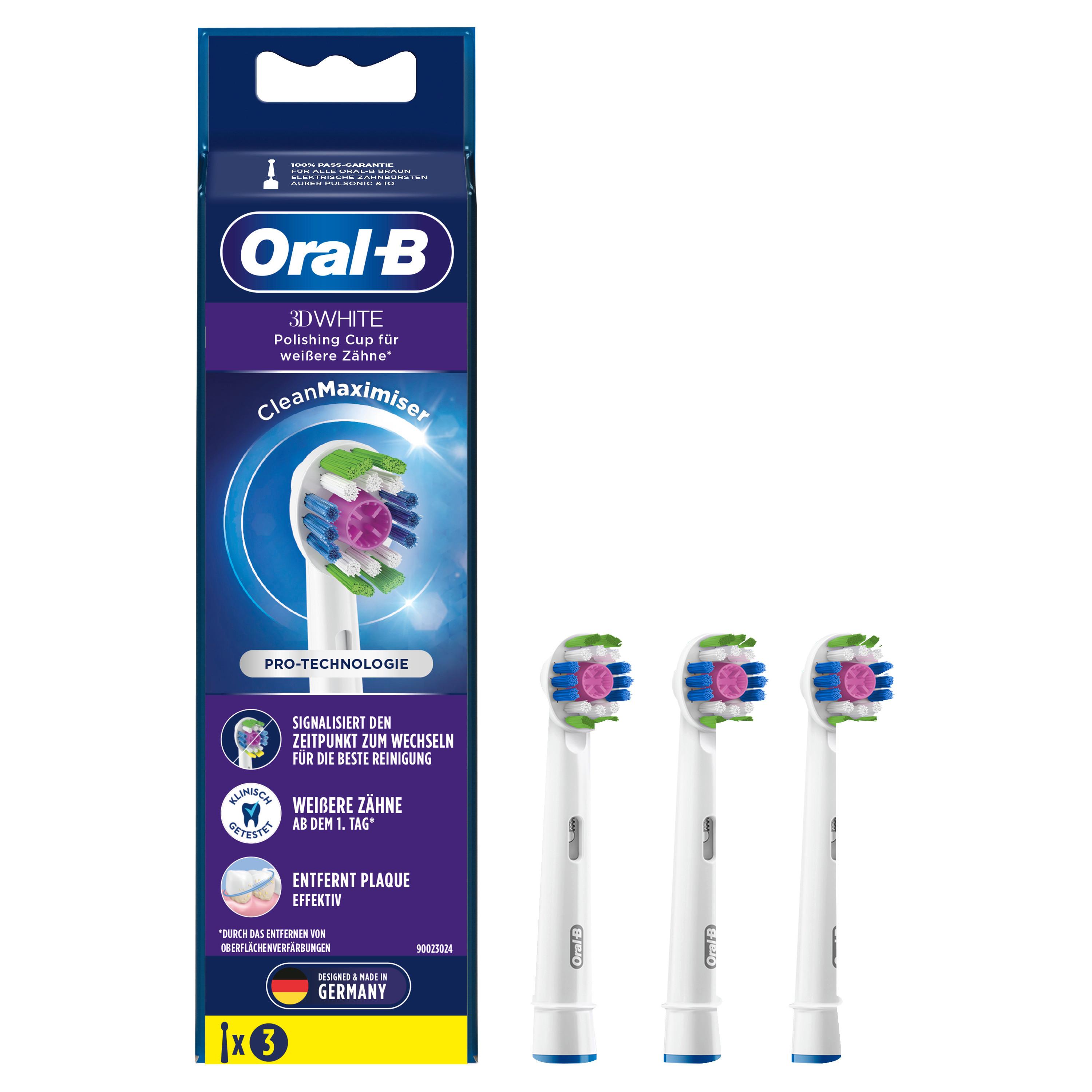 Aufsteckbürsten 3D White, 3 Stück