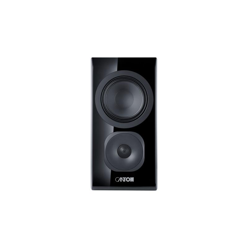 Vento 21 Schwarz Highgloss Paar Regal-Lautsprecher