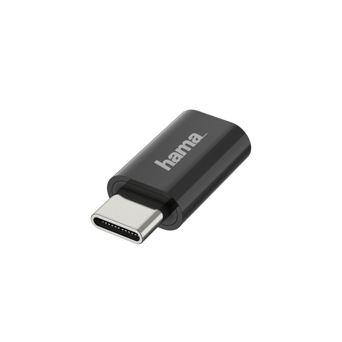 USB-OTG-Adapter, USB-C-Stecker - Micro-USB-Buchse, USB 2.0, 480 Mbit/s (00200310)