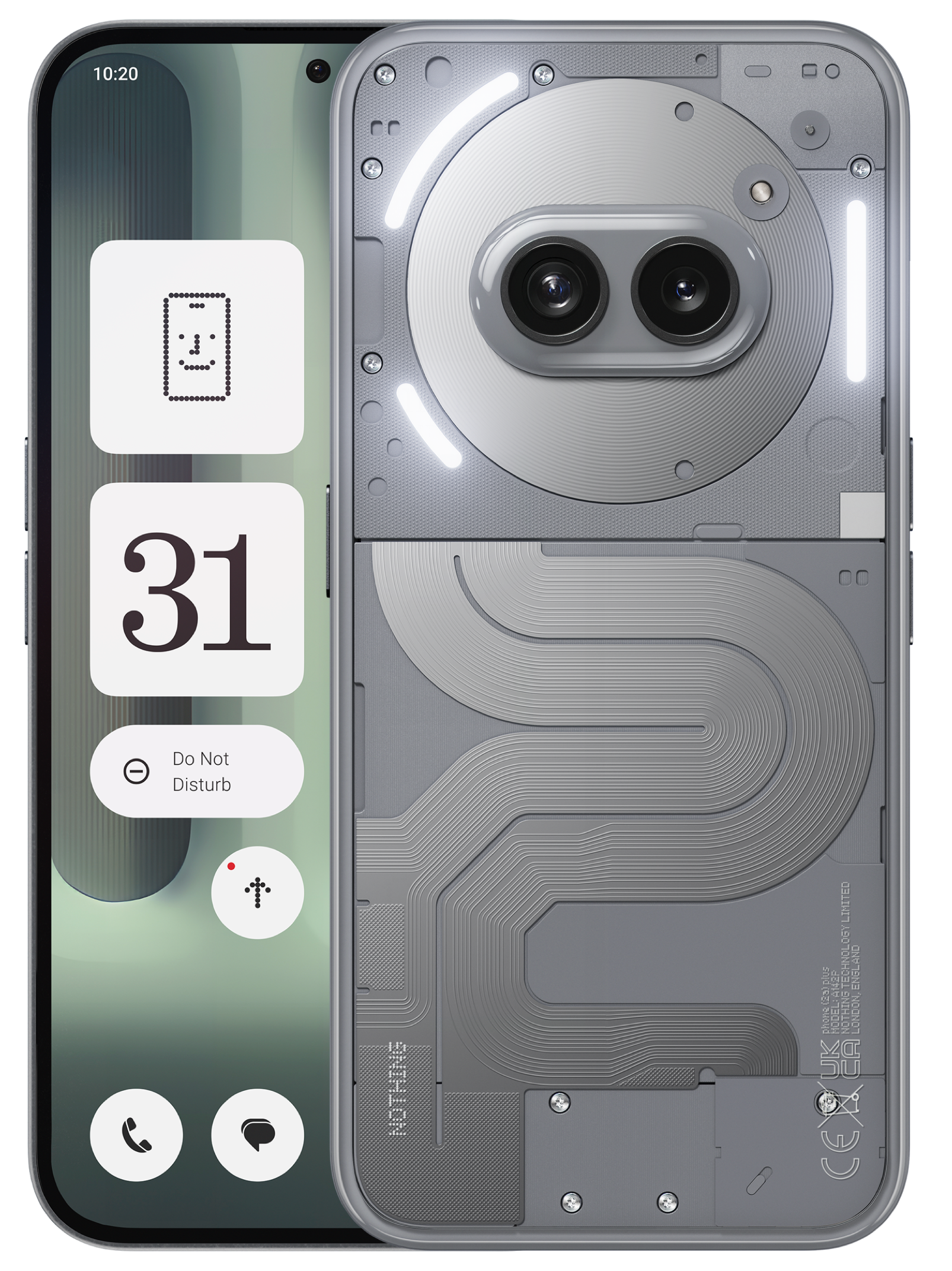 Phone (2a) Plus 256GB Grau Metallic Smartphone