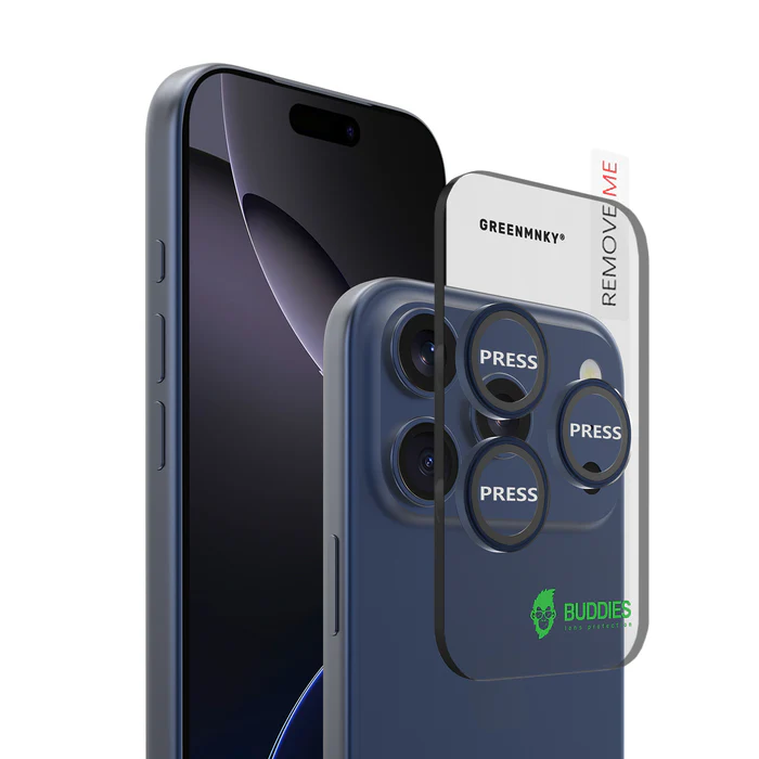 Kameraschutz für iPhone 17 Pro | BUDDIES (Blue) Schutzglas