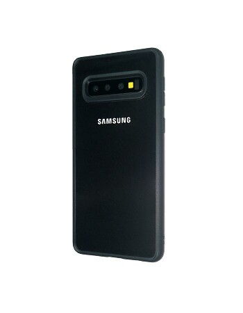 Premium Hybrid Case f?r Samsung Galaxy S10+ schwarz/transparent