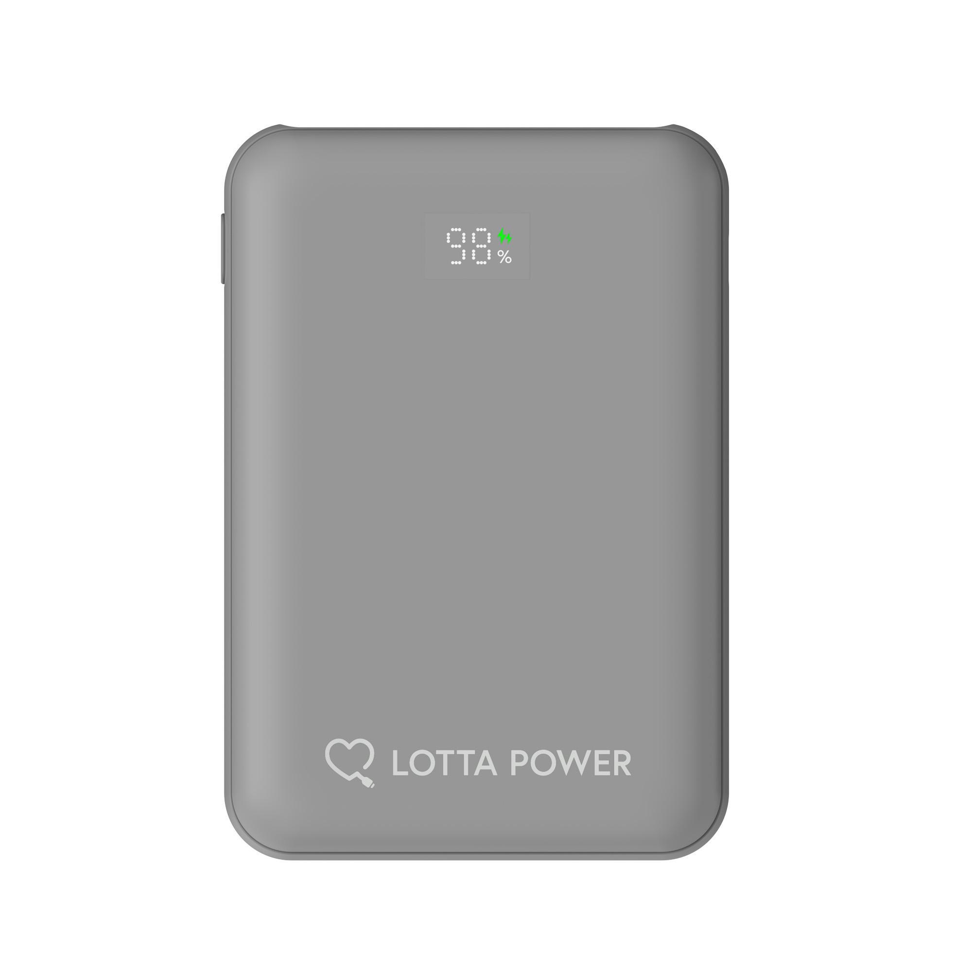 Powerbank mini 10.000 mAh Stone Grey