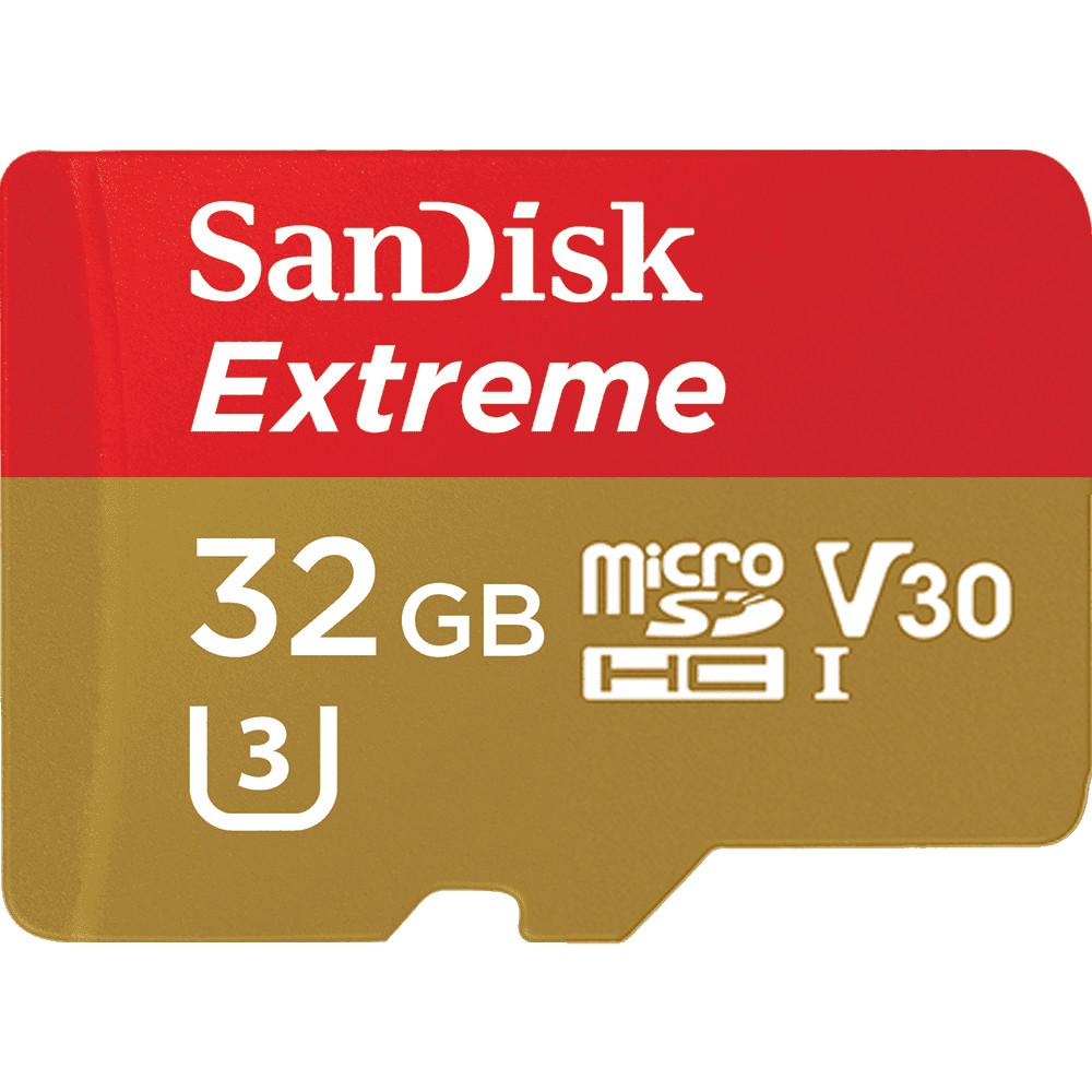 Extreme microSDHC 32GB inkl. Adapter (173417)