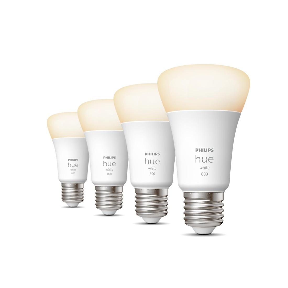 Leuchtmittel "Hue White", E27, A60, 9W, 4er Pack (00212730)