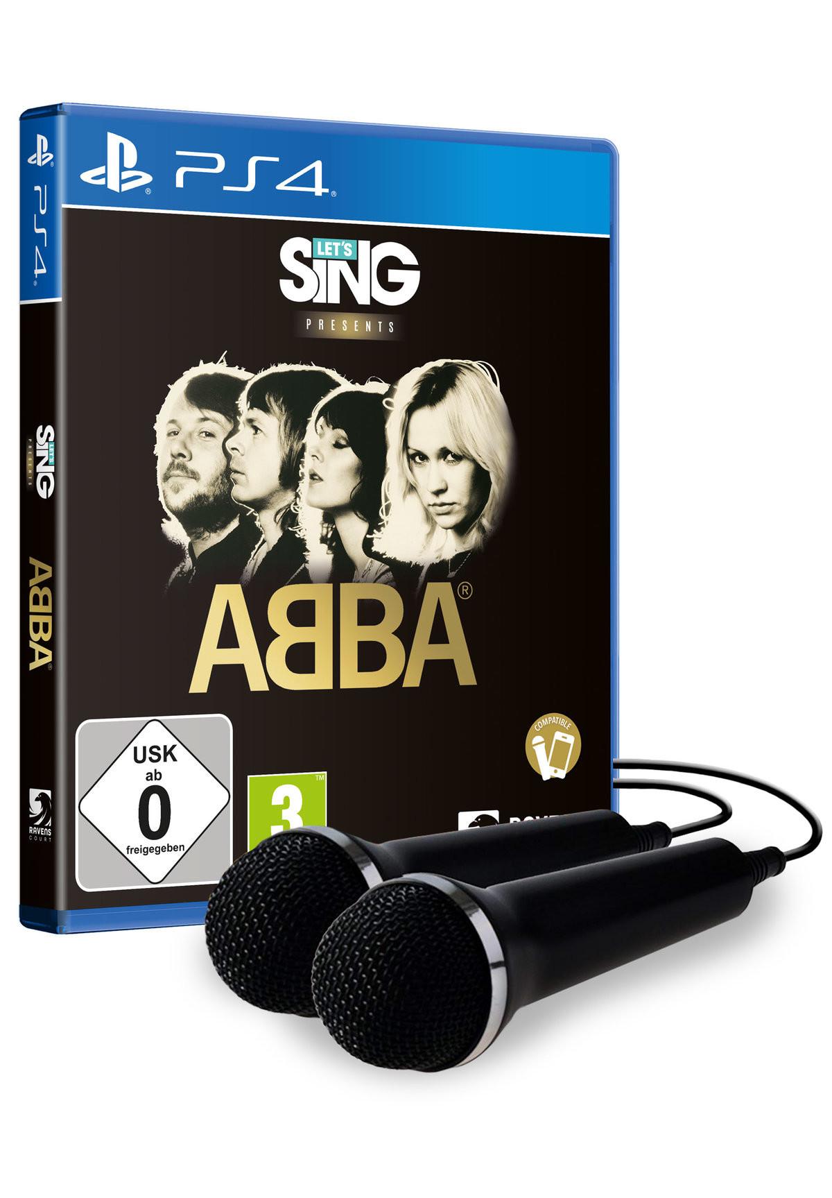 Let's Sing ABBA + 2 Mikrofone PS4-Spiel
