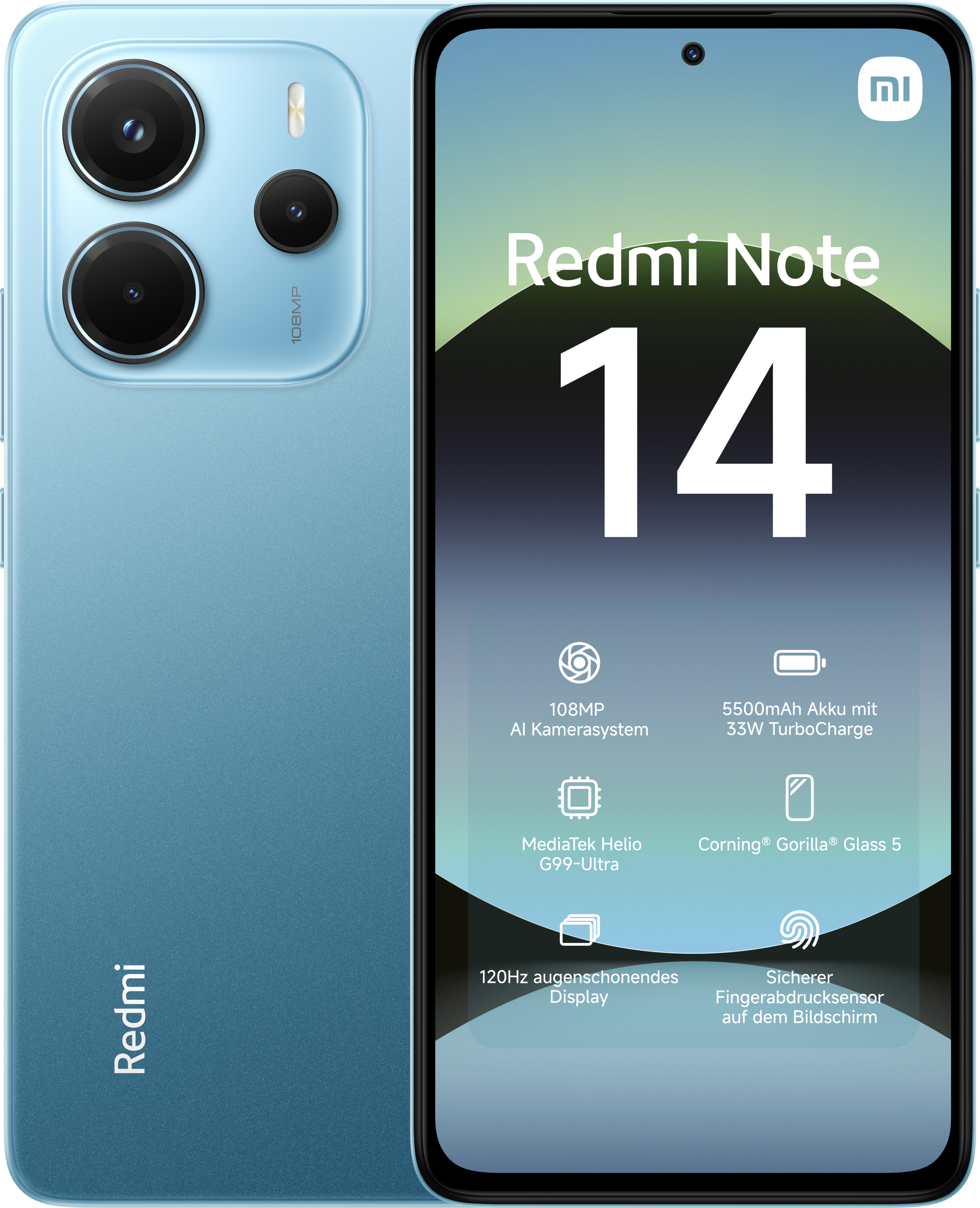 Redmi Note 14 4G 6GB + 128GB Ocean Blue Smartphone