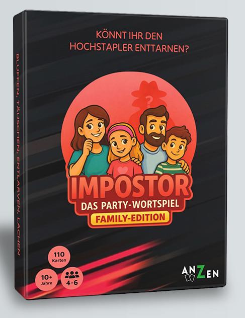 IMPOSTOR - Das Party Wortspiel - Family Edition