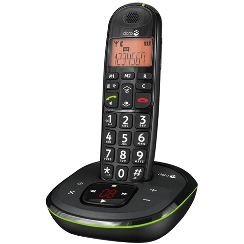 PhoneEasy 105wr Schwarz Schnurloses Telefon