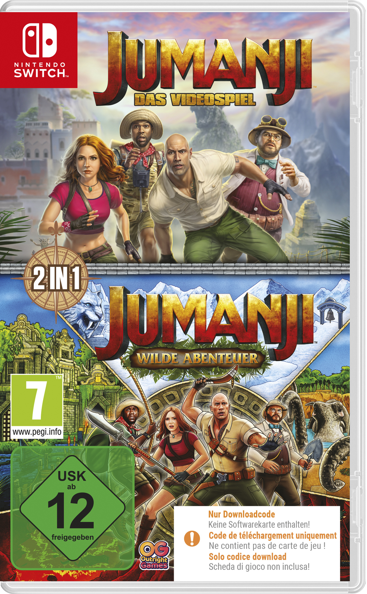 Jumanji 1+2 Compilation Nintendo Switch-Spiel