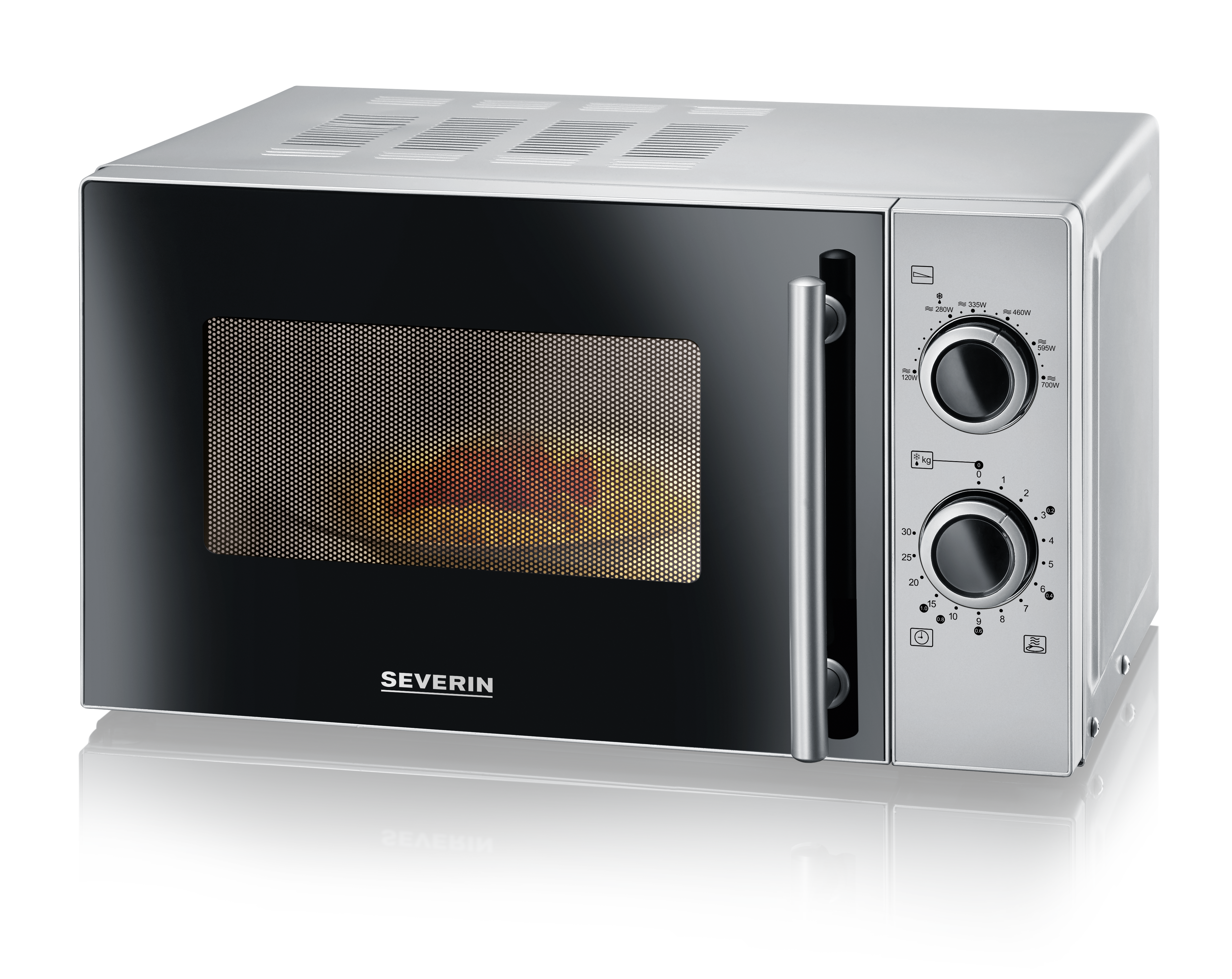 MW 9299 Silber Mikrowelle