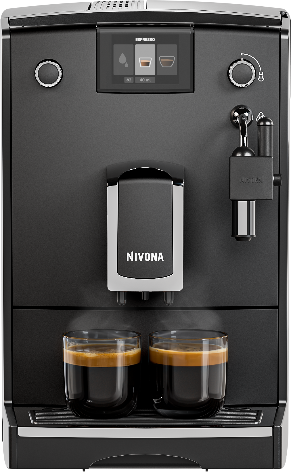 CafeRomatica NICR 550 Kaffeevollautomat, schwarz/chrom