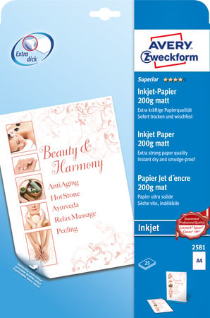 2581 Superior Druckerpapier