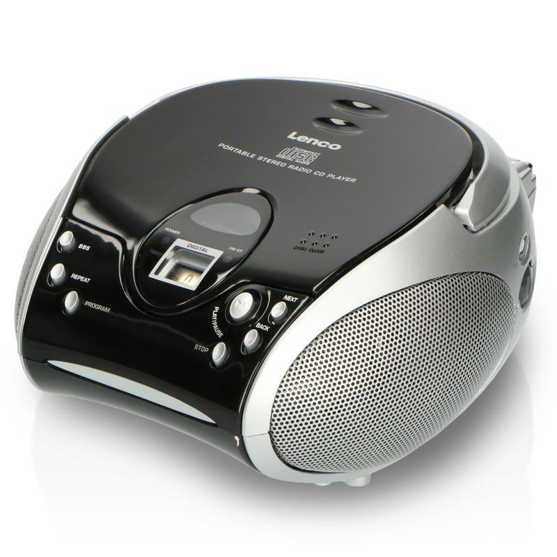 SCD-24 schwarz Radiorekorder mit CD-Spieler
