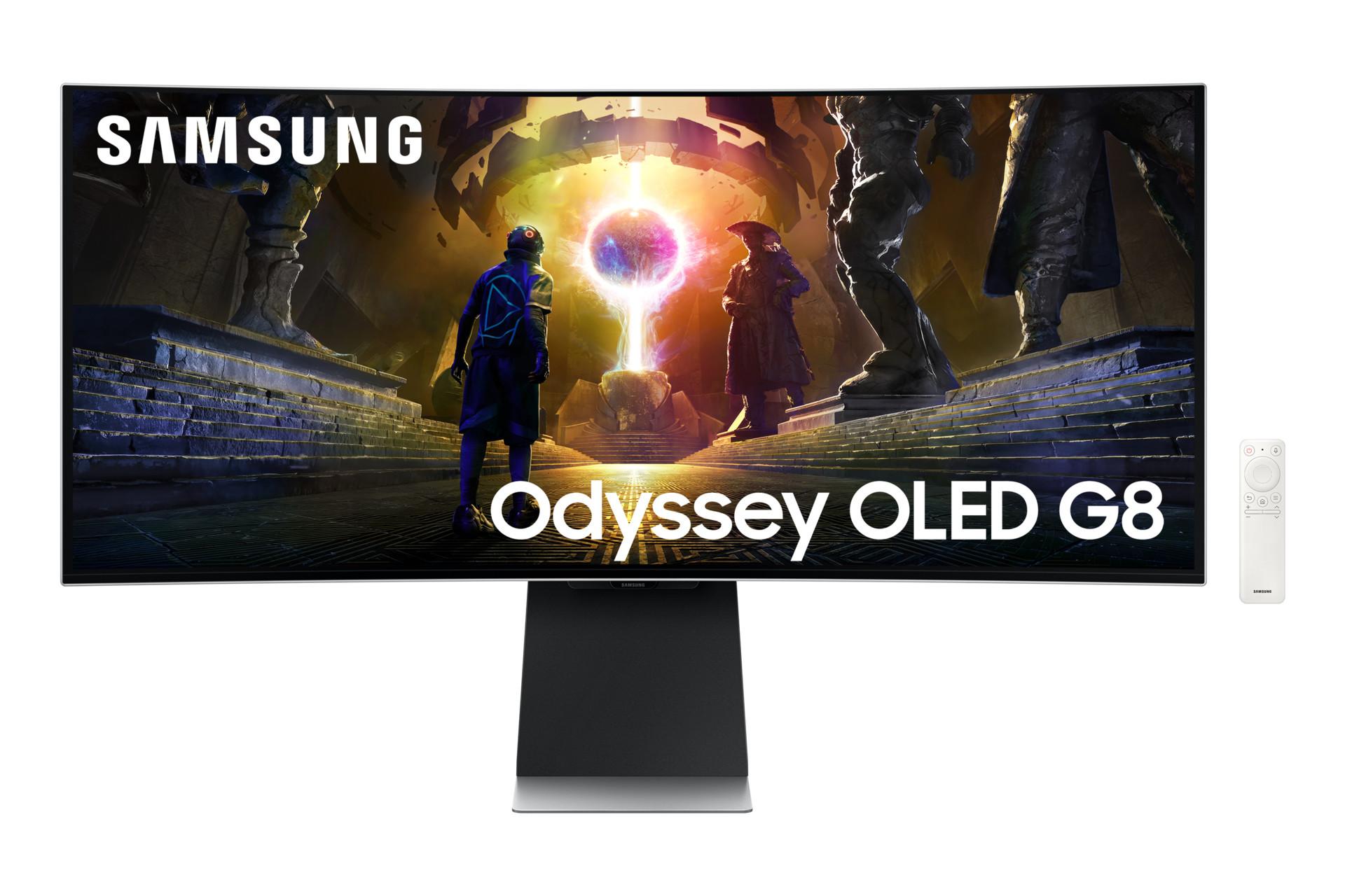 S34DG850SU Gaming Monitor Odyssey OLED G85SD, Silber, 34 Zoll, WQHD, 175 Hz, 0,03 ms