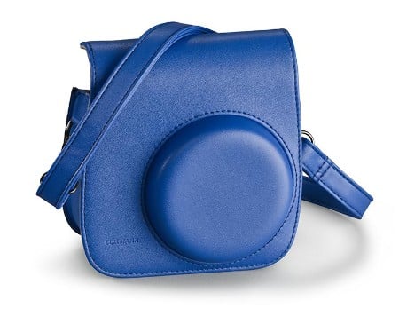 RIO Fit 100 dunkelblau, PU-Ledertasche für Fujifilm Instax Mini 8/9