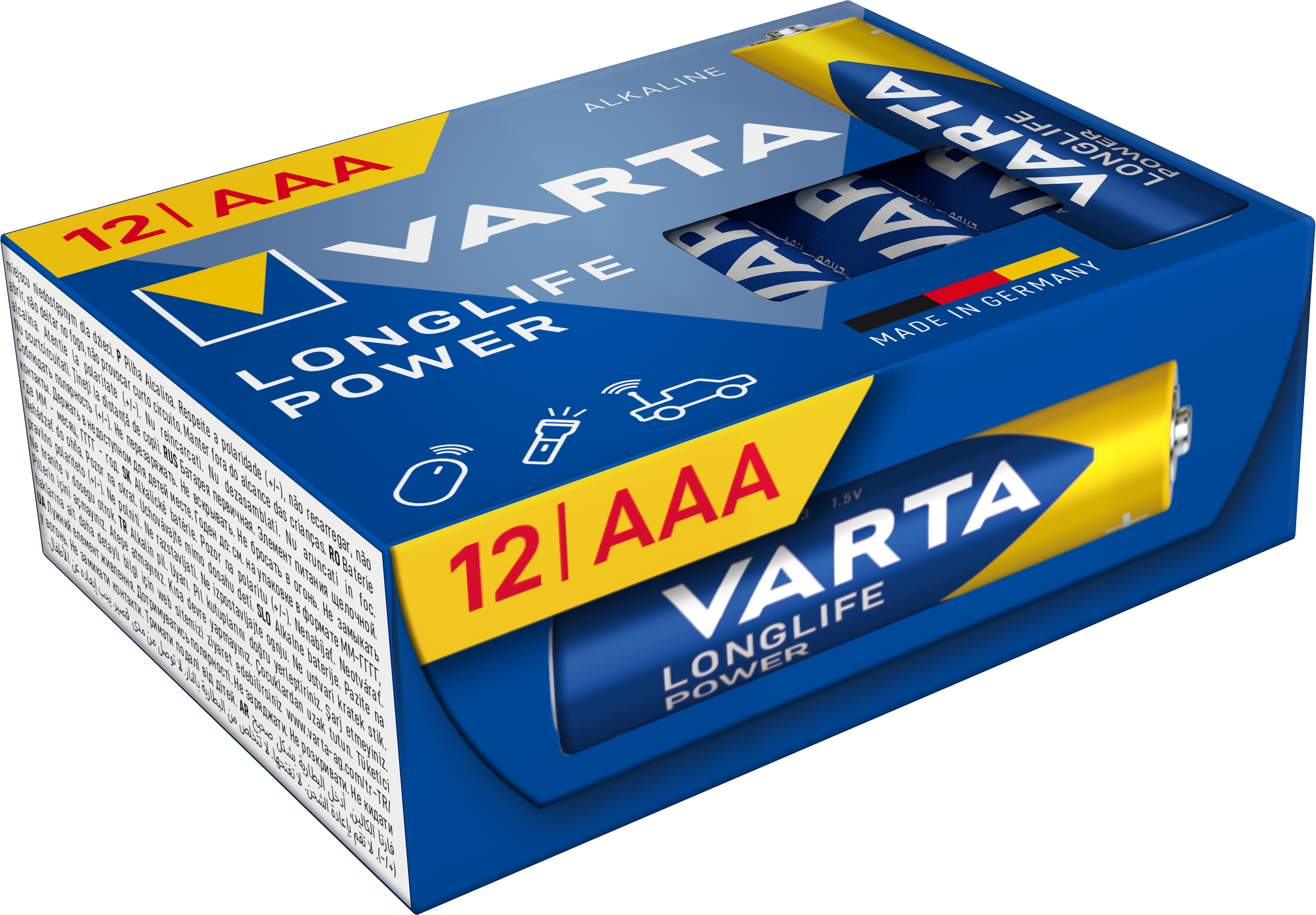 Longlife Power AAA 12er-Pack Batterien