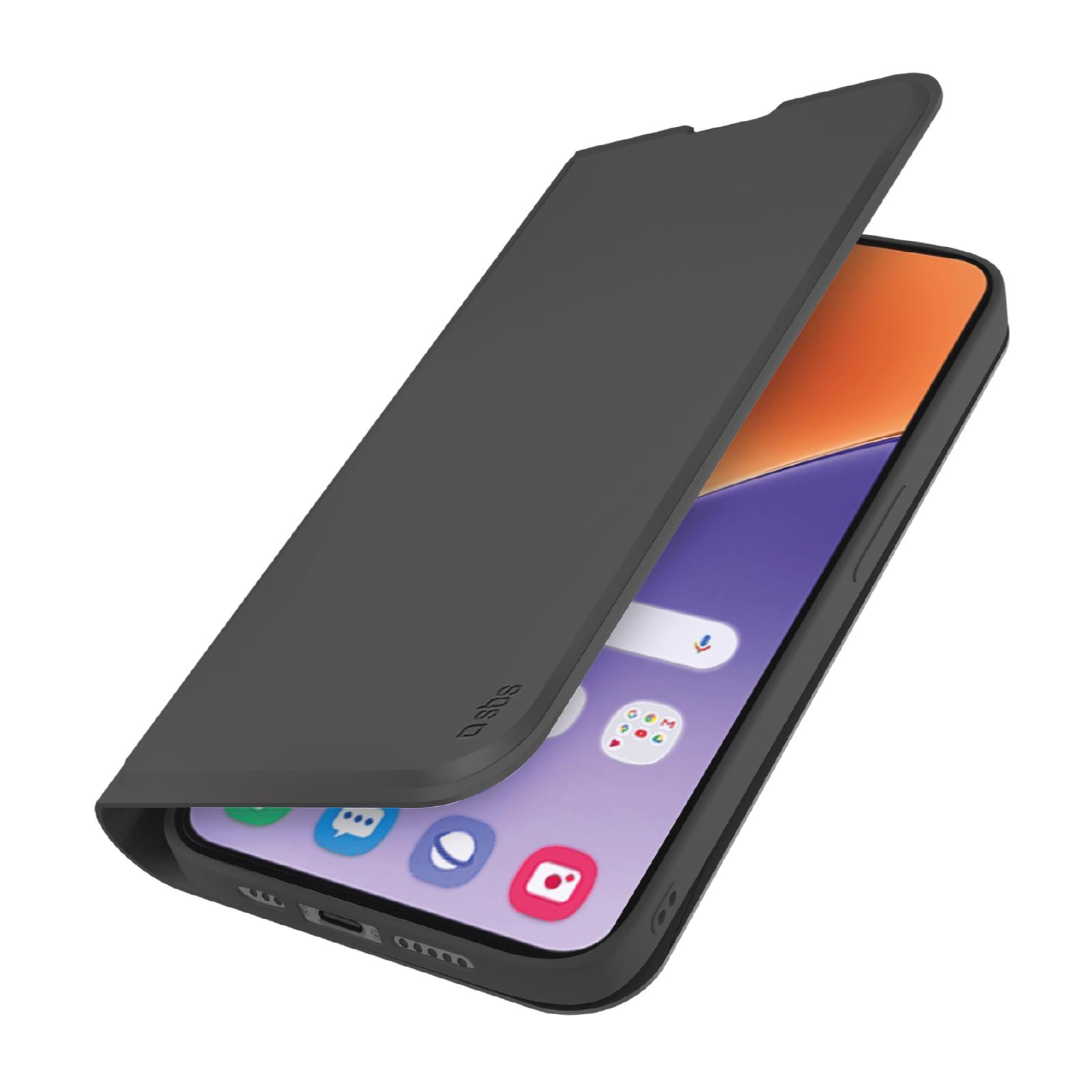 Klapphülle mit Ständer und Soft-Touch-Oberfläche für das Xiaomi 15, Schwarz