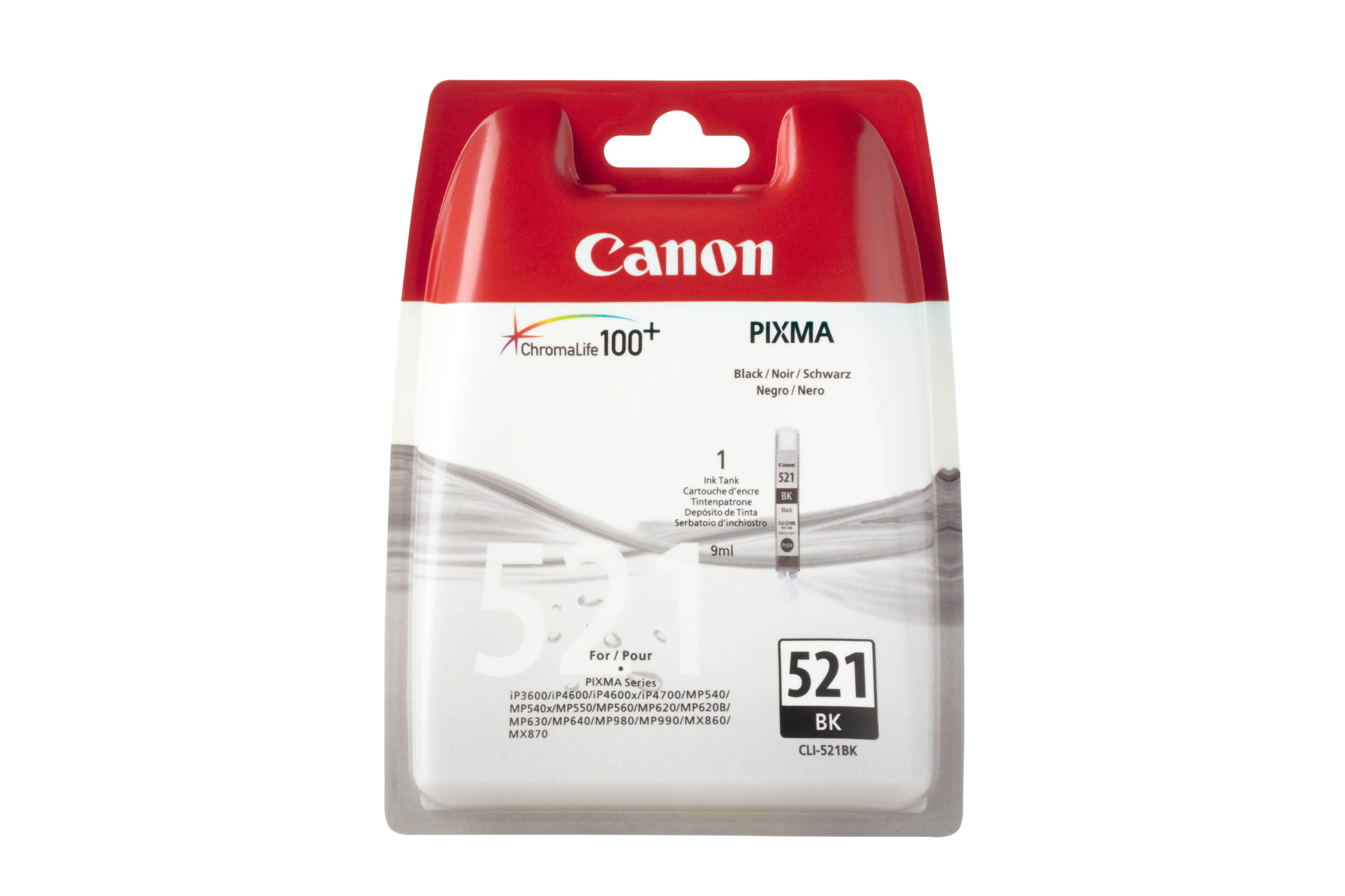CLI-521 BK schwarz Druckerpatrone