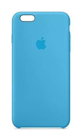 iPhone 6S Plus Silikon Case blau