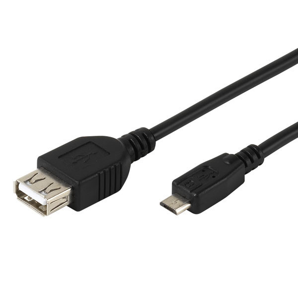OTG Adapterkabel, Micro USB USB, 0,15m (35567)