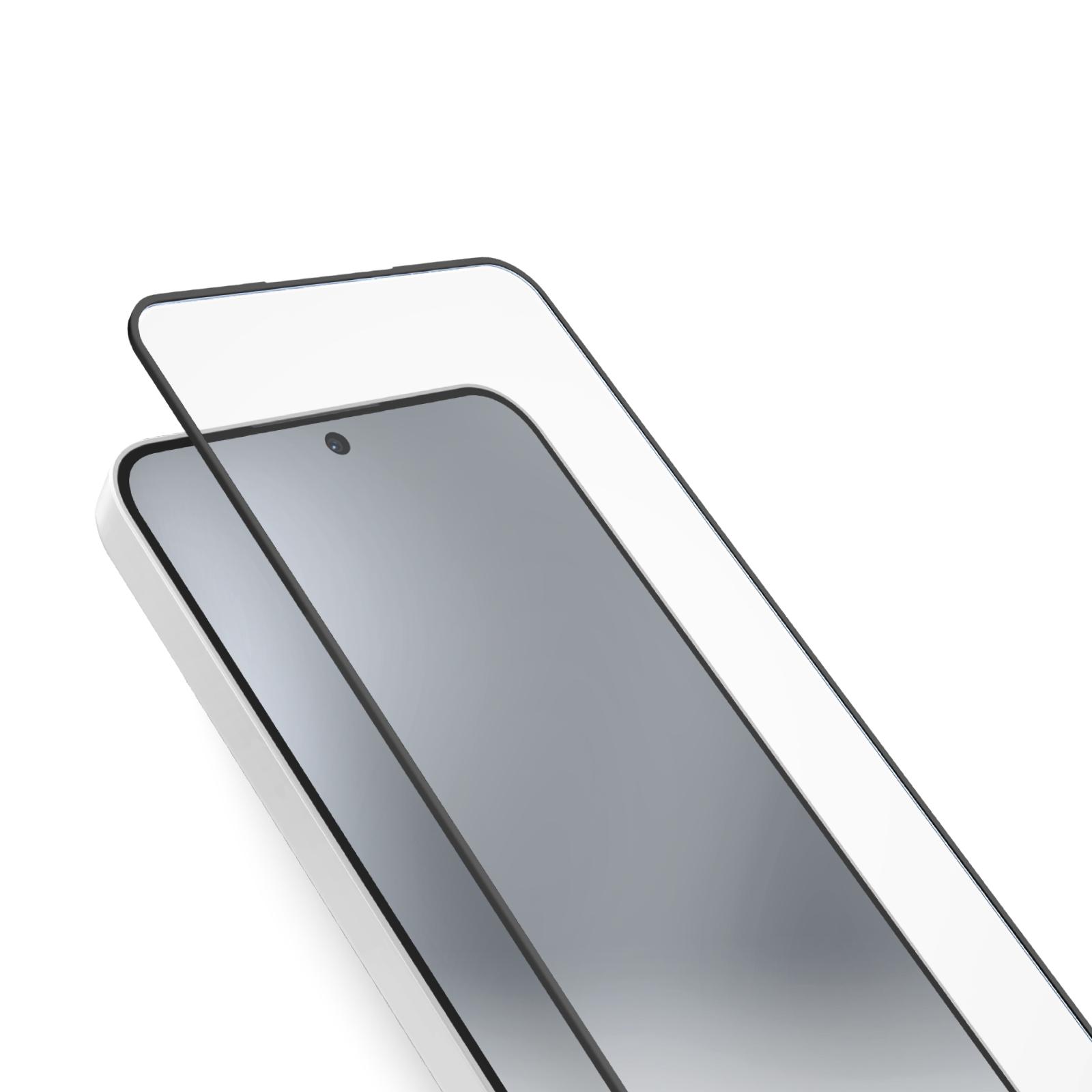 Glas Displayschutz Full Cover für Samsung S25 FE, Schwarz