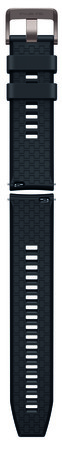 Silicon Strap graphite Black für Watch GT active