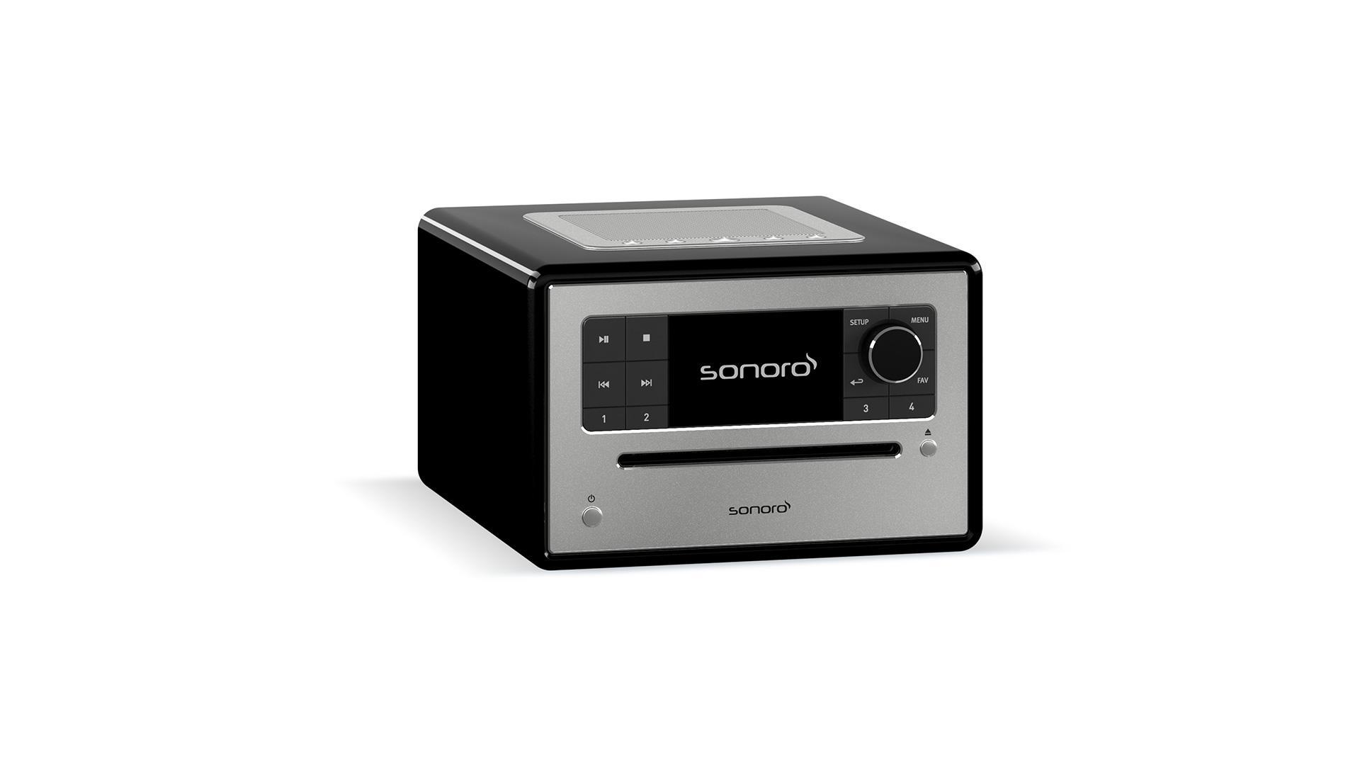 ELITE SO-9110-200-BS schwarz-silber Kompaktanlage